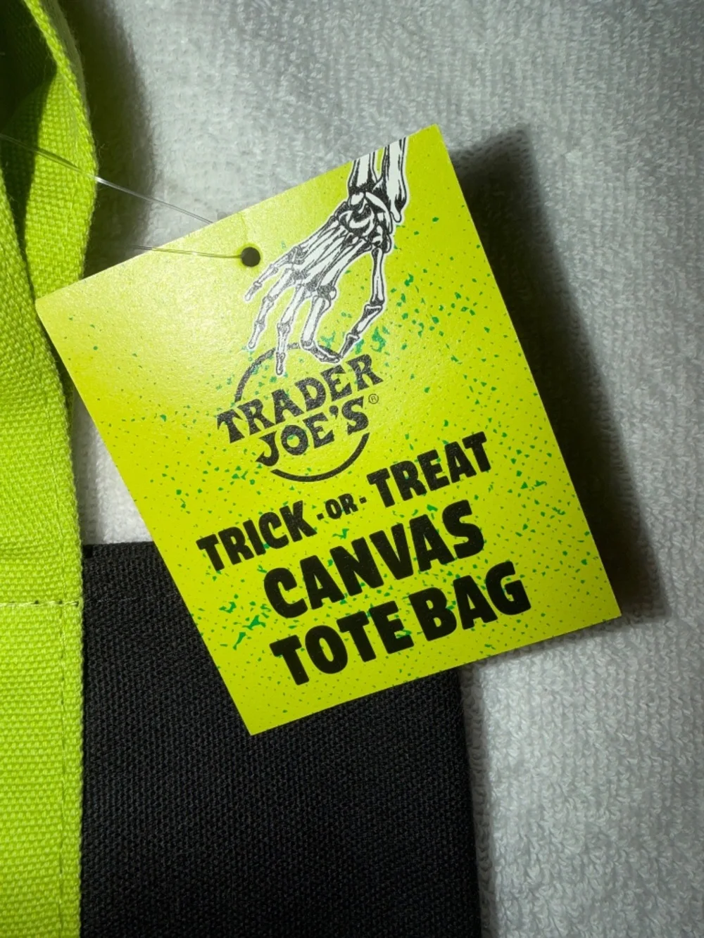 Trader Joe’s Mini Canvas Tote Bag Multi Color